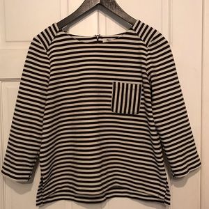 Madewell 3/4 sleeve cropped sweater